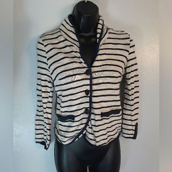 Mirror Dash Anthropologie button up knit jacket - Picture 1 of 6